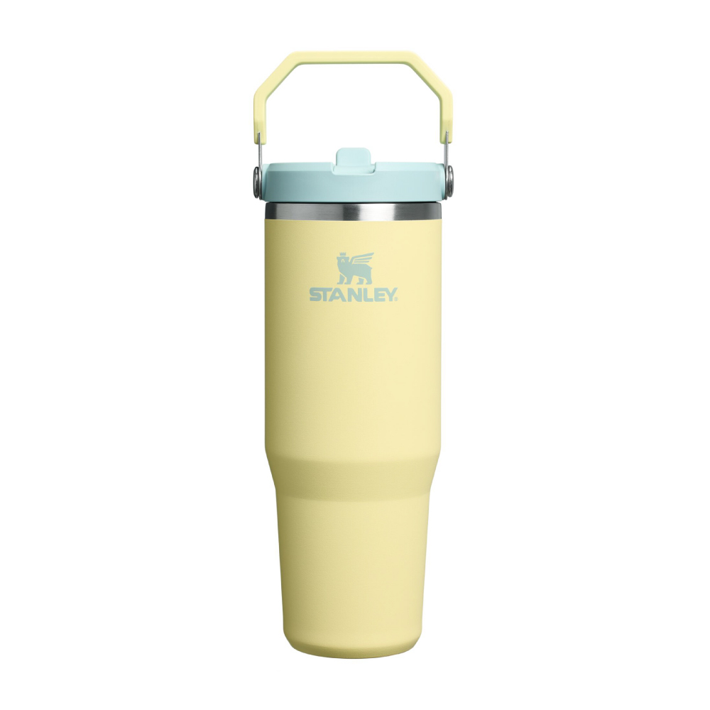 STANLEY 經典系列 IceFlow 手提吸管杯2.0 0.88L / 萊姆黃