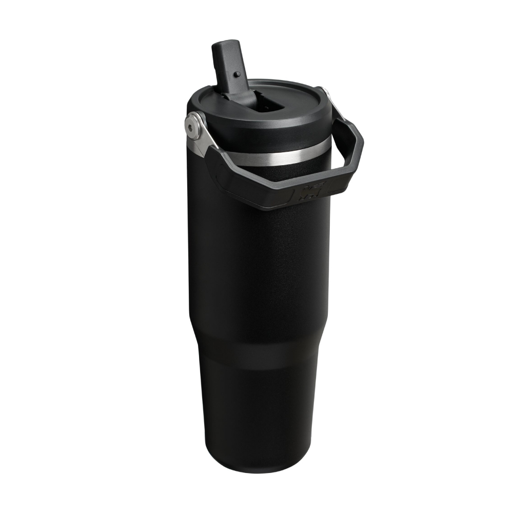 STANLEY 經典系列 IceFlow 手提吸管杯2.0 0.88L / 消光黑2.0