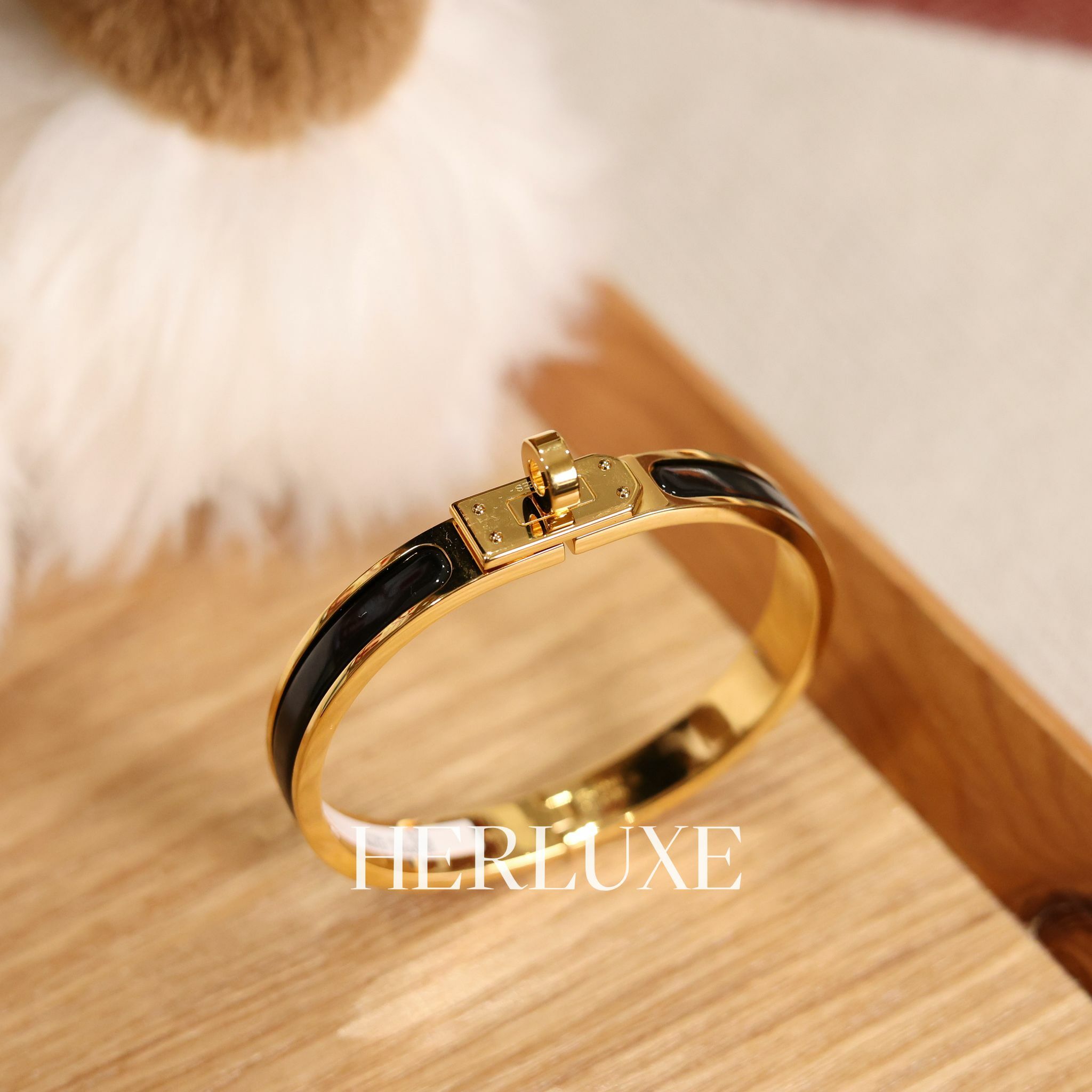 Mini clic kelly bracelet pm 89 noir CC