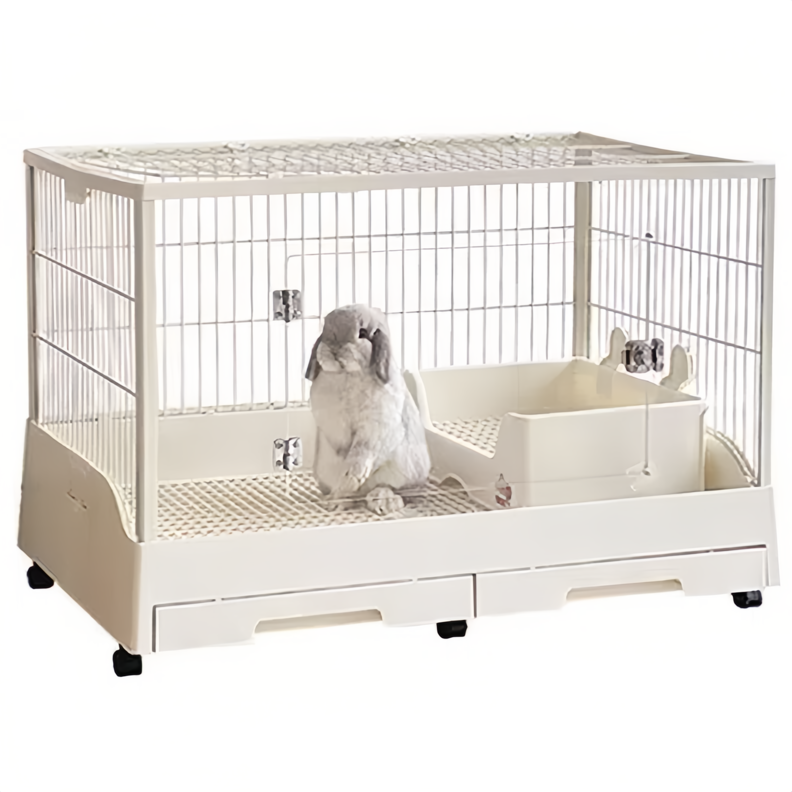 兔兔大型觀景籠 - 白色