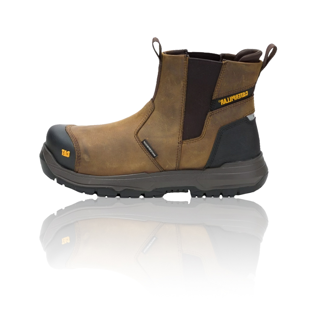 CAT CA726133 防水套入式工裝風靴 沉穩褐