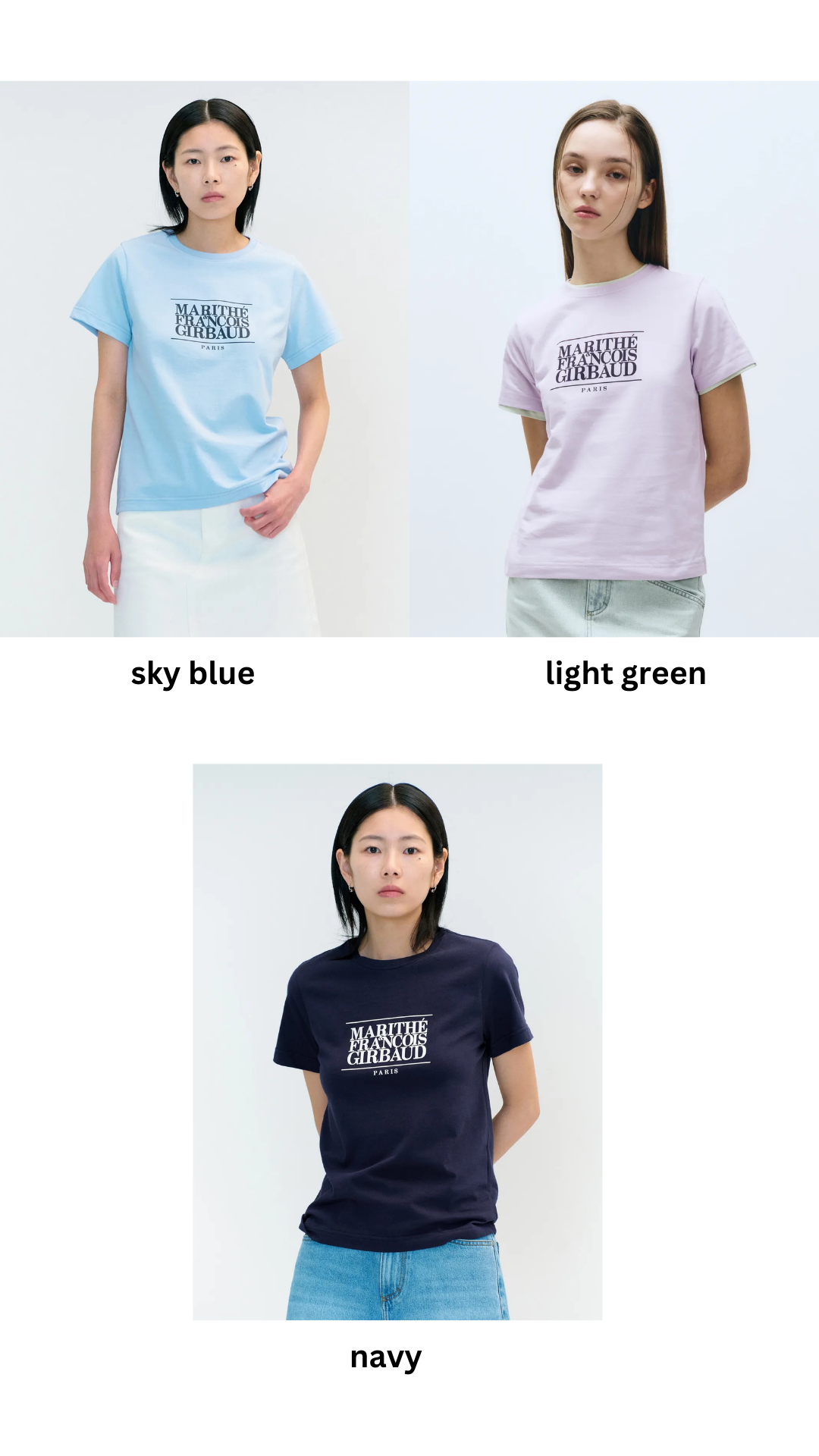MARITHE FRANCOIS GIRBAUD] W CLASSIC LOGO TEE (6 CO