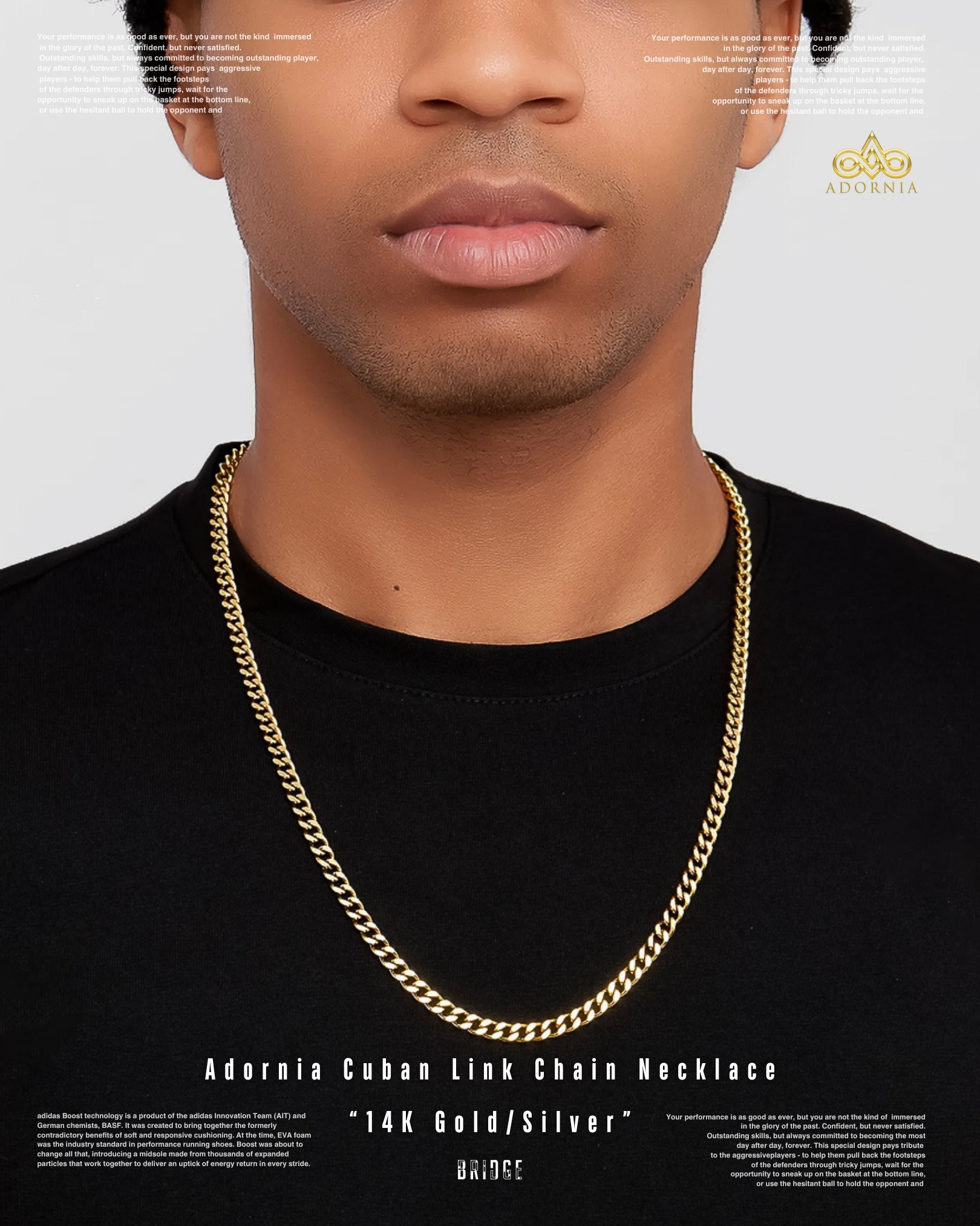 『輕奢之頂Adornia』Adornia Cuban Link Chain Necklace