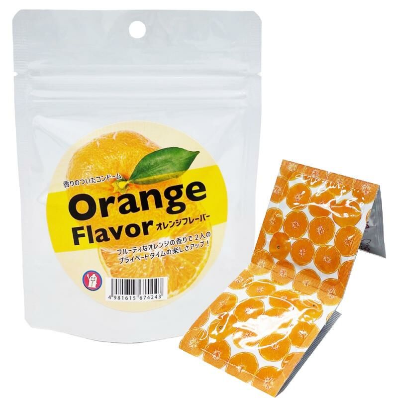 中西 橙味 6 片裝 乳膠安全套