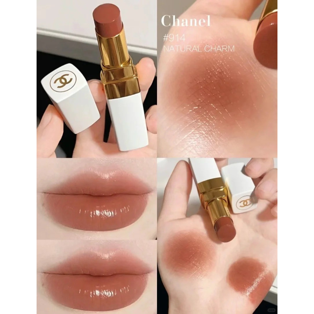 #現貨供應 chanel 香奈兒 白管 #914 柔霧光澤唇膏