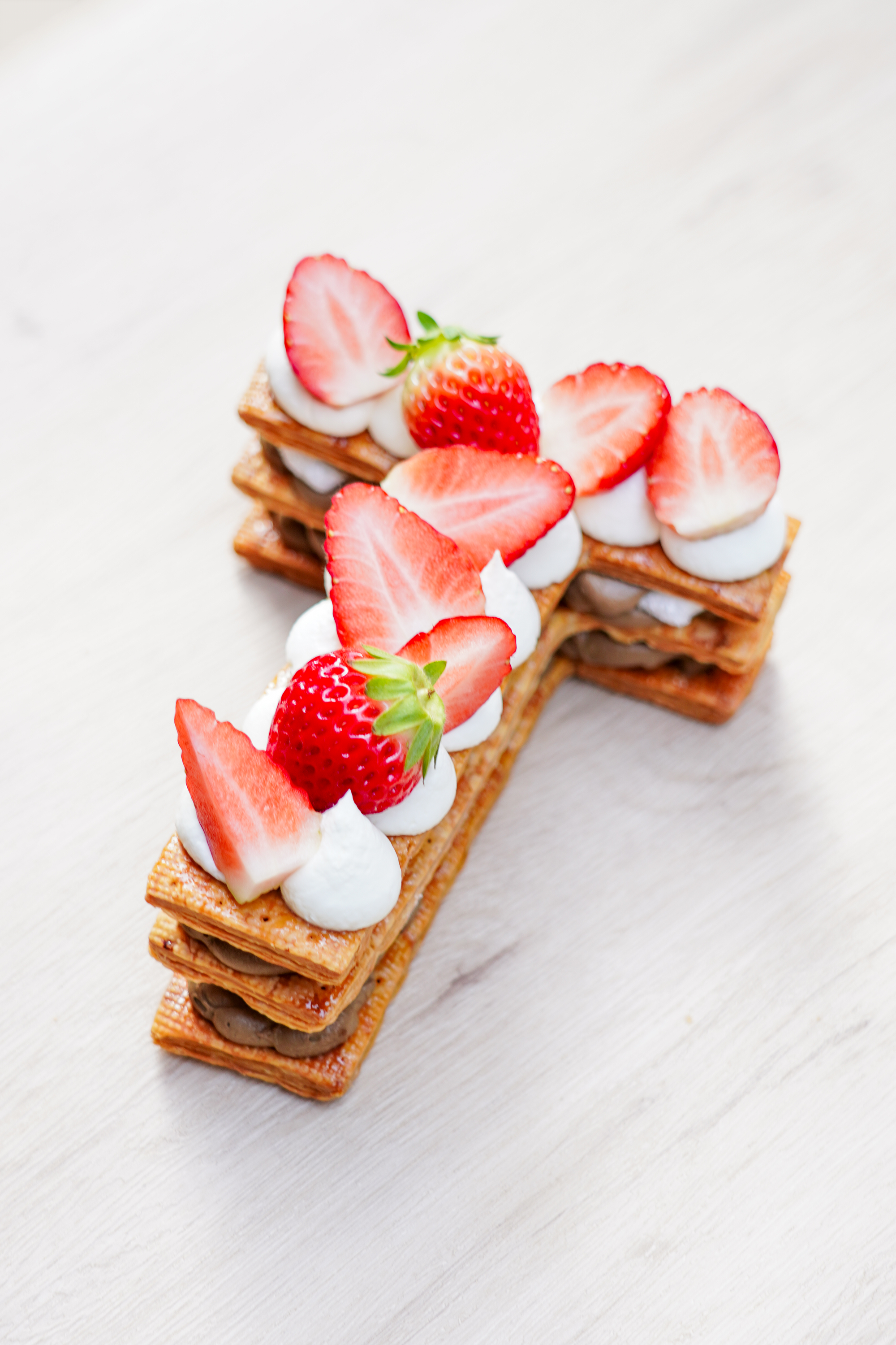 『 焙茶麻糬 』字母拿破崙