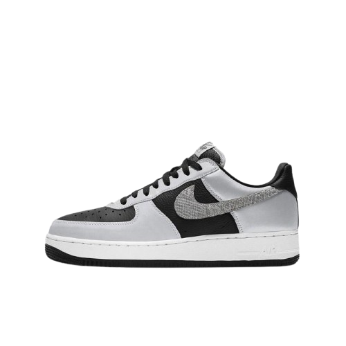 Nike Air Force 1 'Silver Snake' 銀黑 反光 蛇紋 男鞋 DJ6033-001