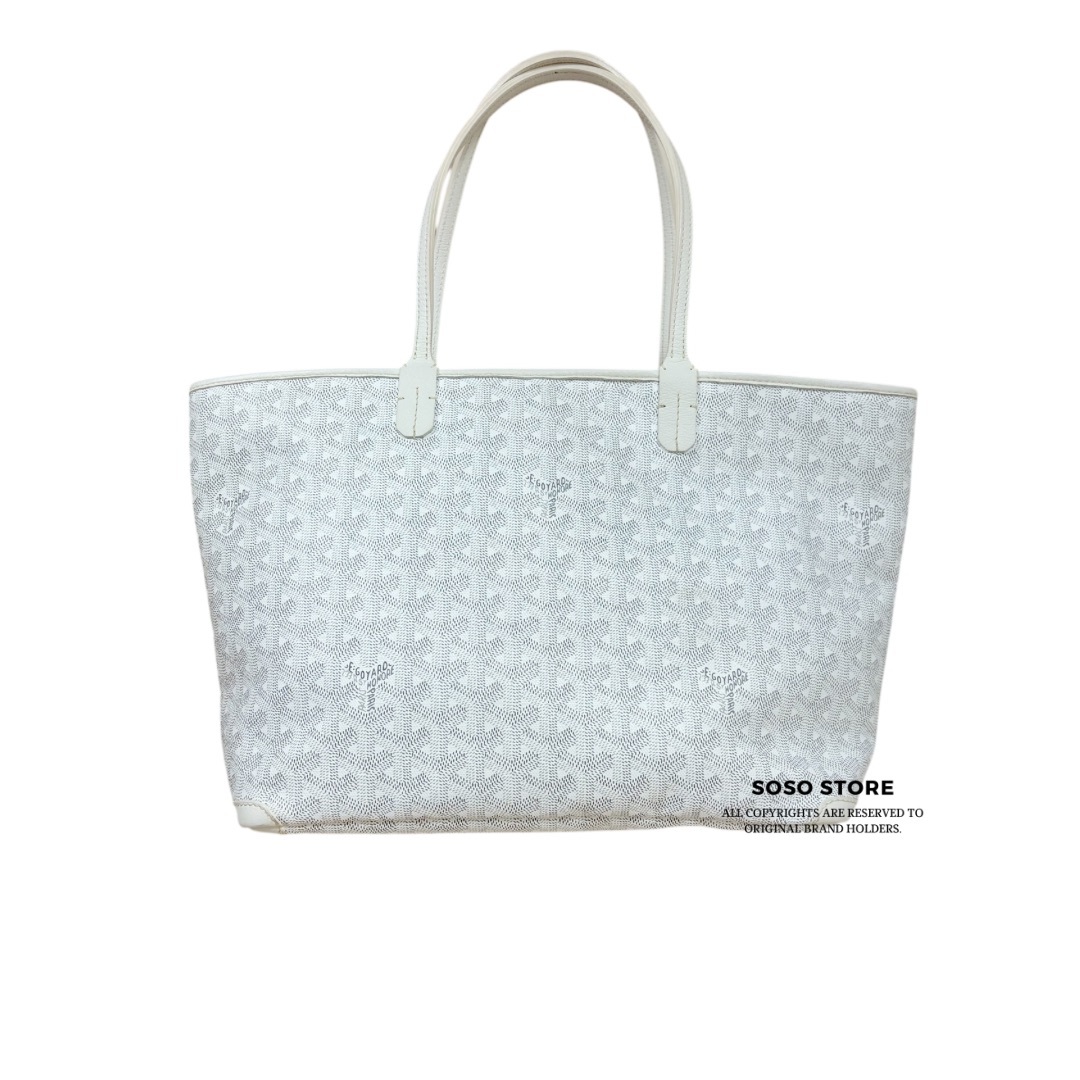 Goyard Tote Bag - White / Shw