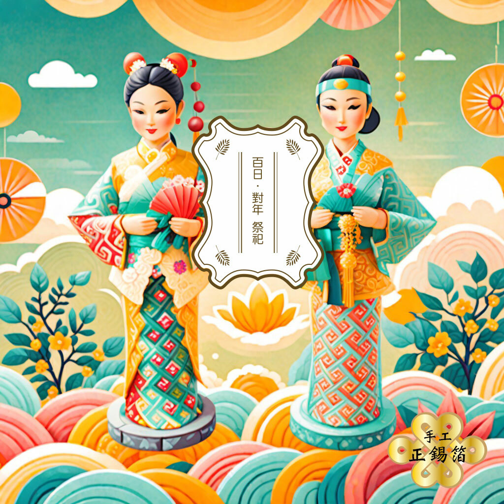 【手工正錫箔】百日．對年 台灣在地手工銀紙