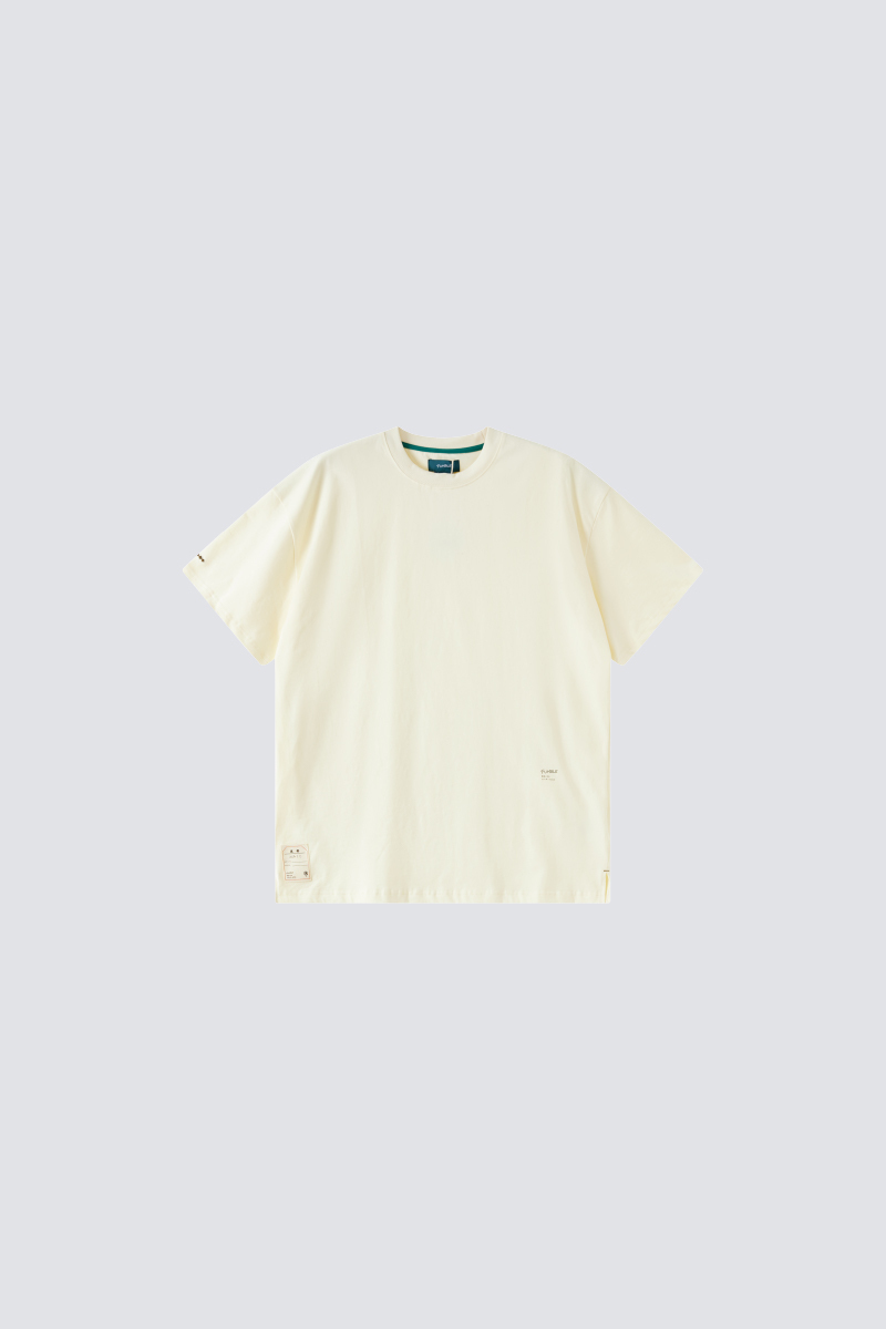 Heavy Weight Snowflake Velvet Essential Tee｜Creamy｜Hong Kong Original Design