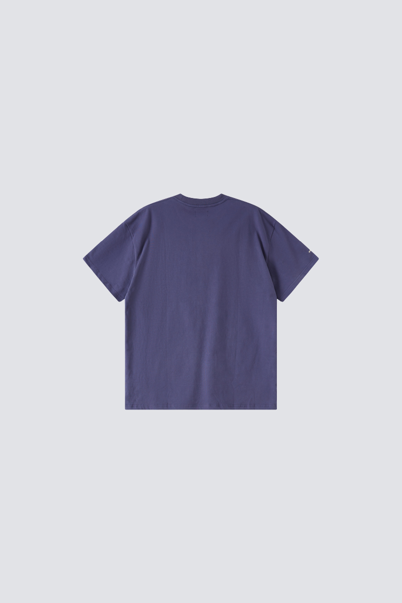 Heavy Weight Snowflake Velvet Essential Tee｜Navy｜Hong Kong Original Design