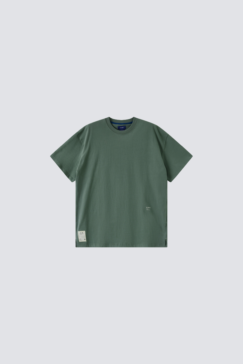 Heavy Weight Snowflake Velvet Essential Tee｜FUMBLE Green｜Hong Kong Original Design