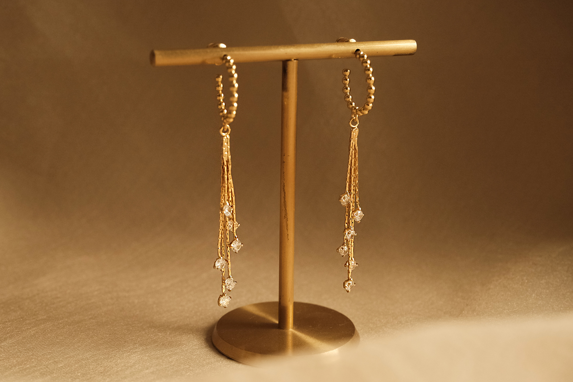 18KGP 時光沙漏耳環