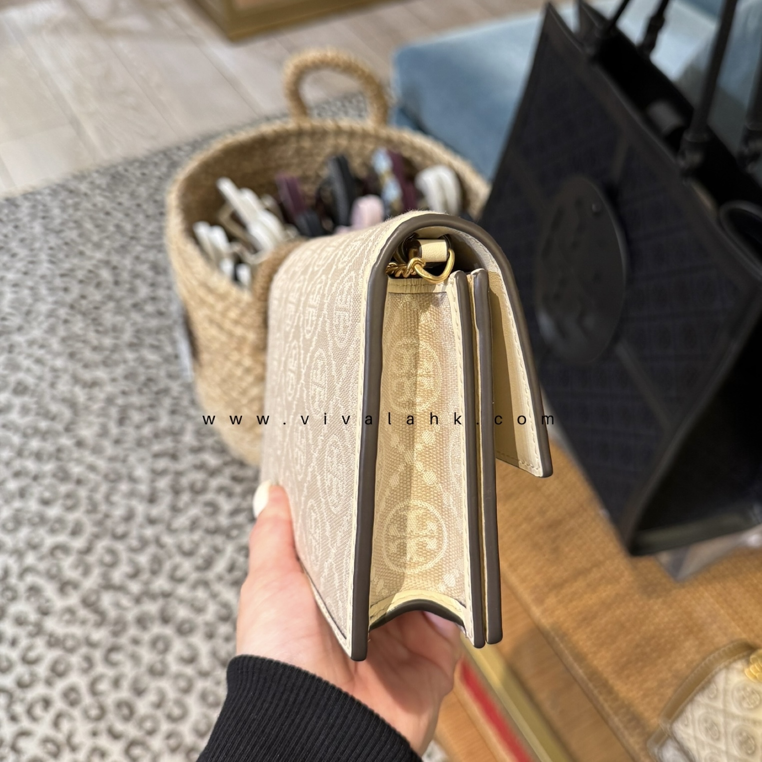 Tory Burch - T Monogram 銀包斜孭袋 (159061)