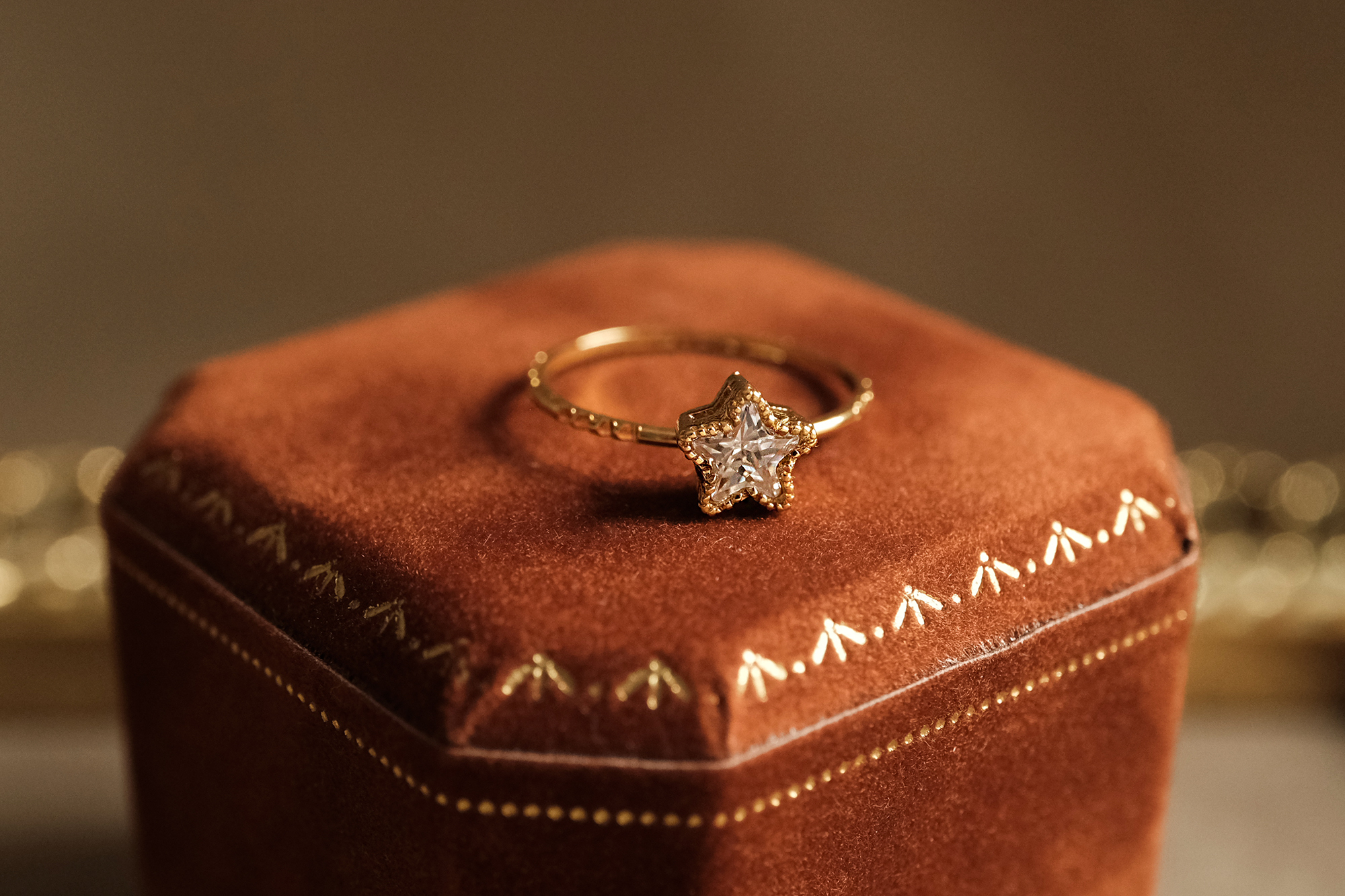 黃銅飾品, 戒指, 飾品, 黃銅, 鋯石,18KGP,鍍18K金,氣質,星星