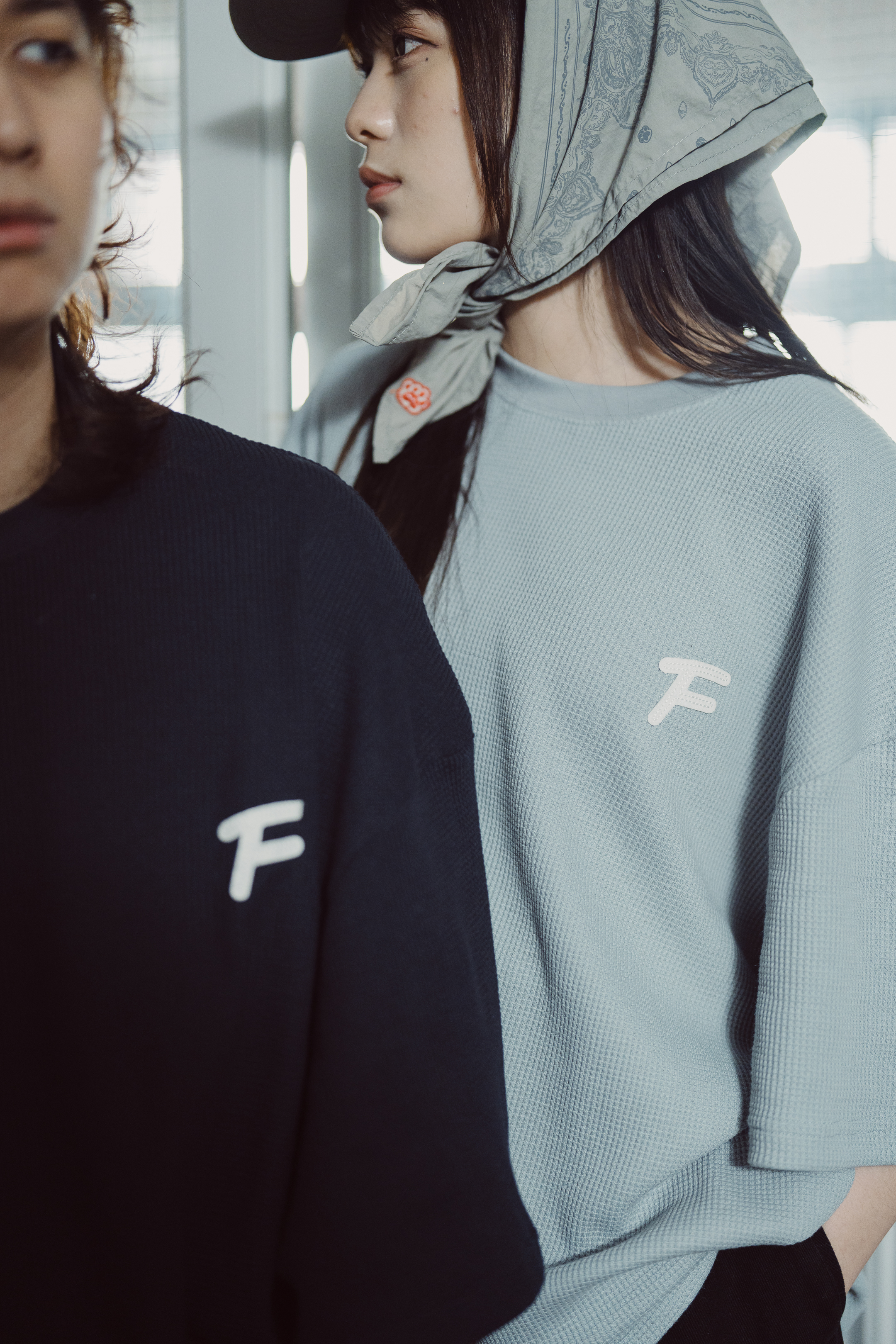 Fumble Washed Waffle Oversized Tee