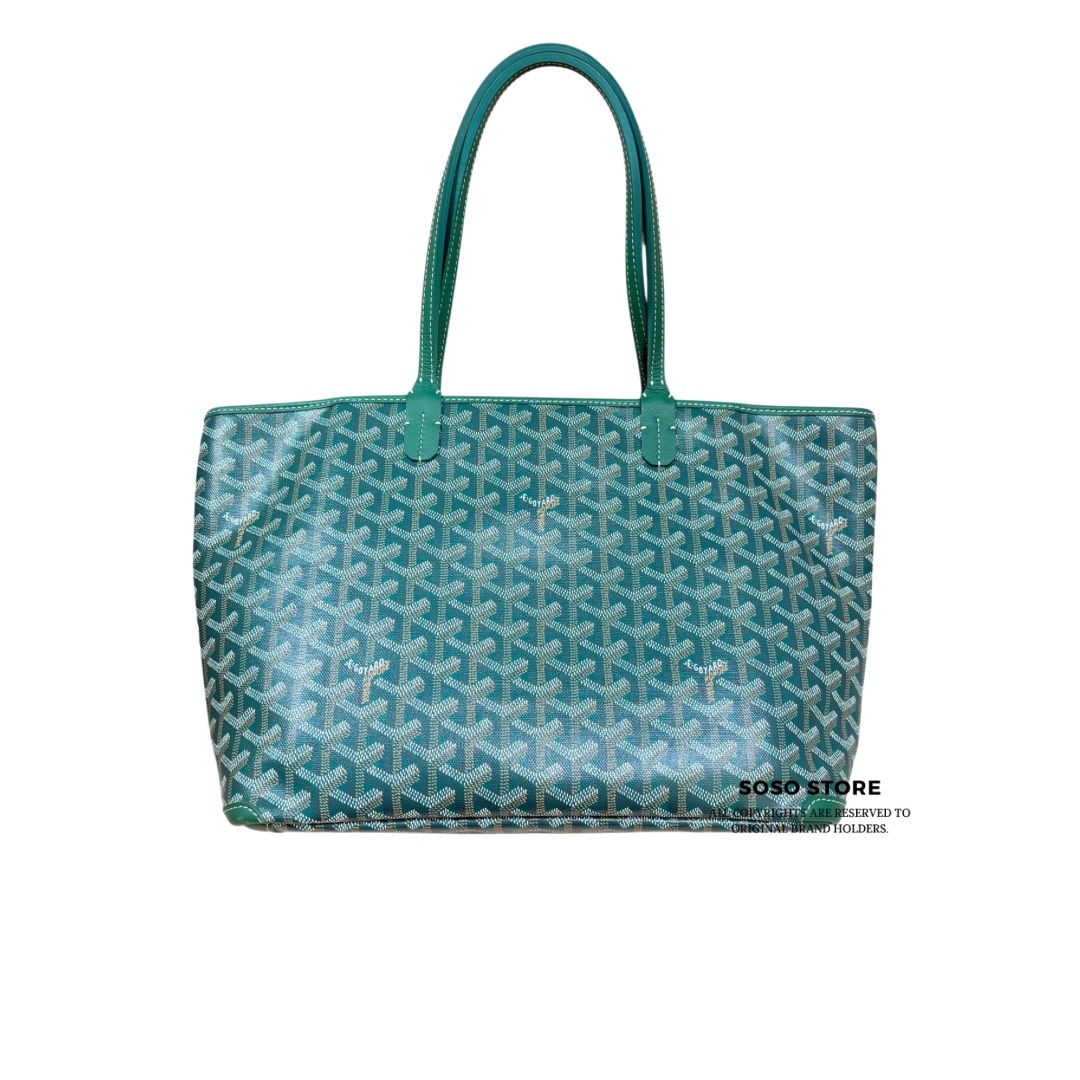 Goyard Tote Bag - Green / Shw