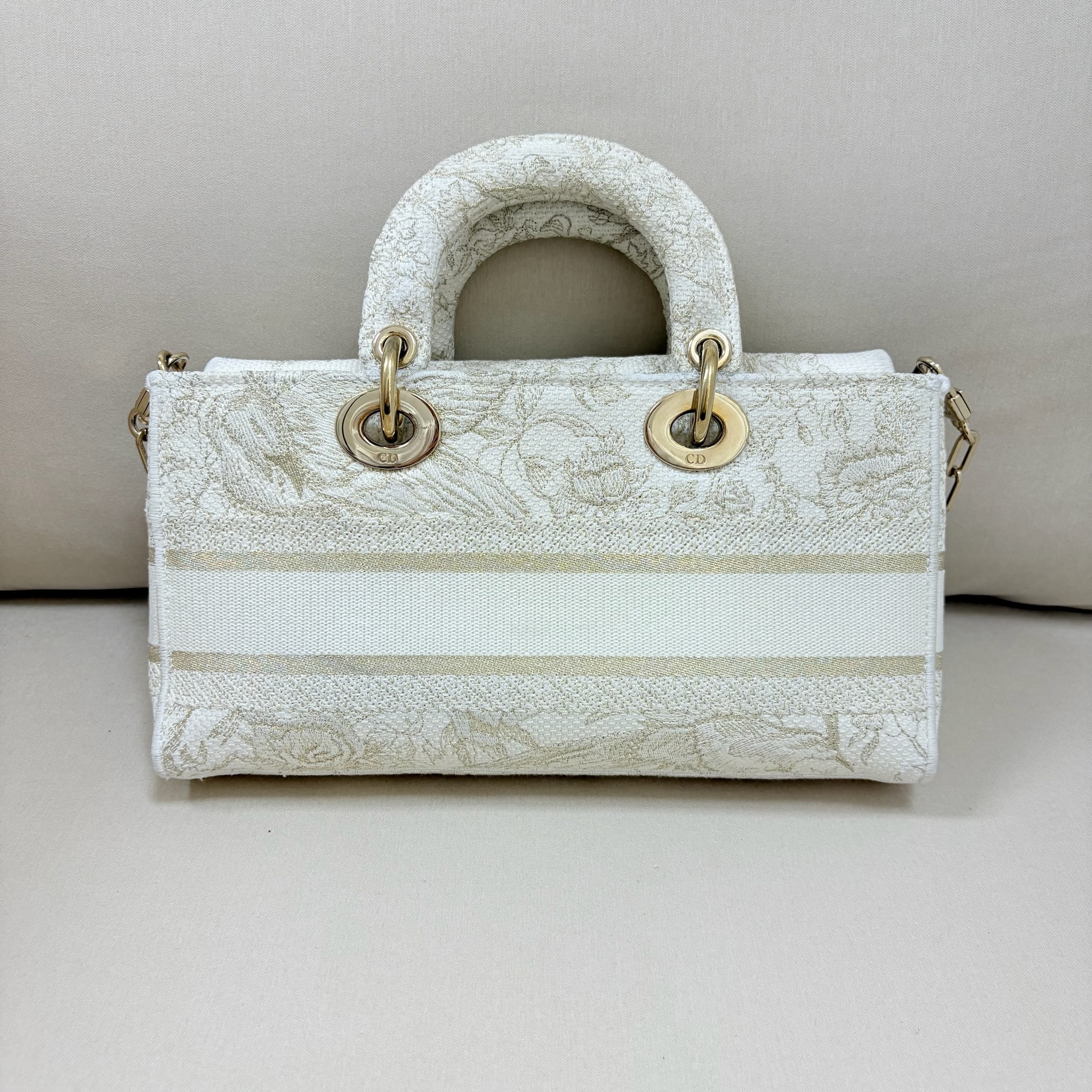 Dior DJoy Bag - White / Ghw