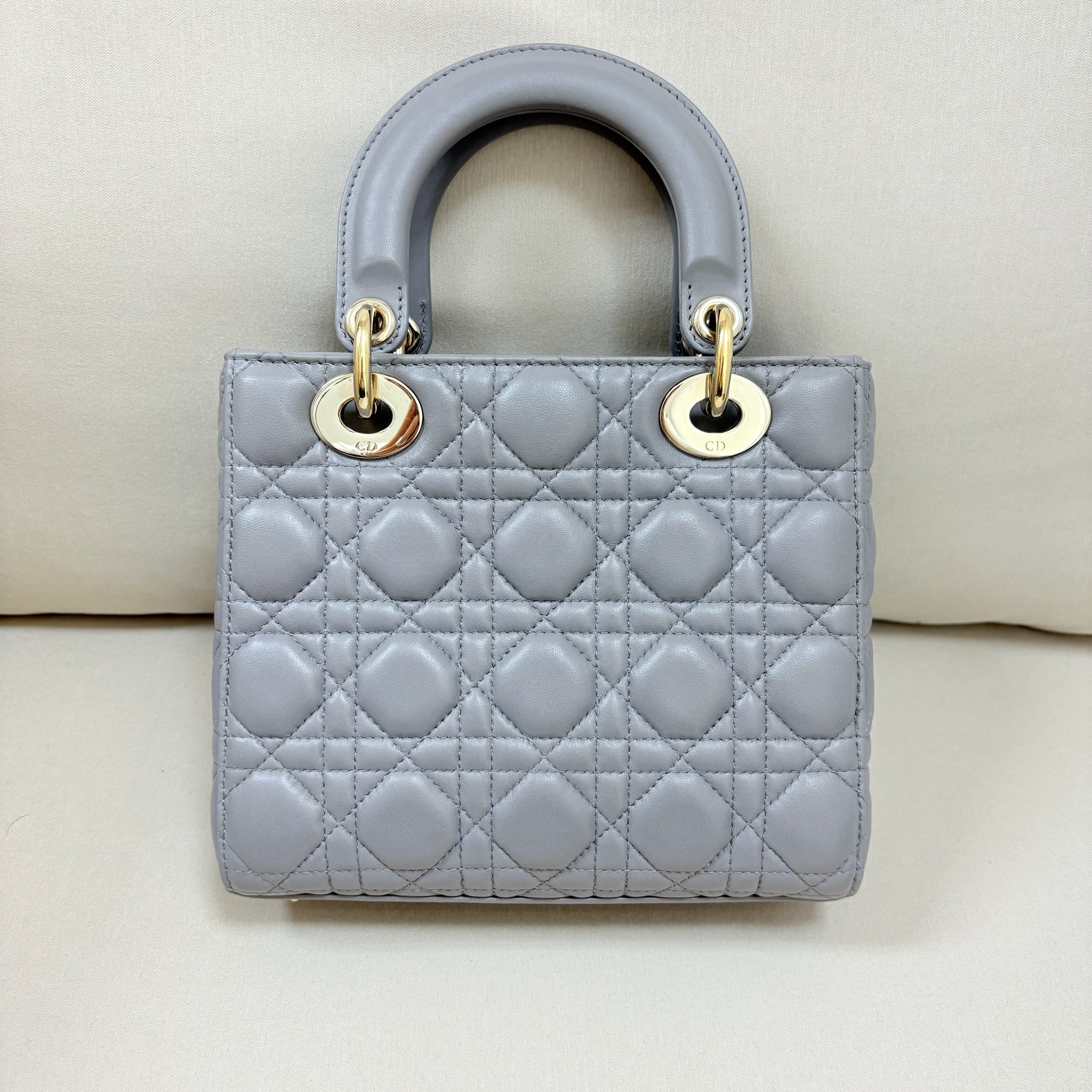 Lady Lady Dior Small Bag - Grey / Ghw