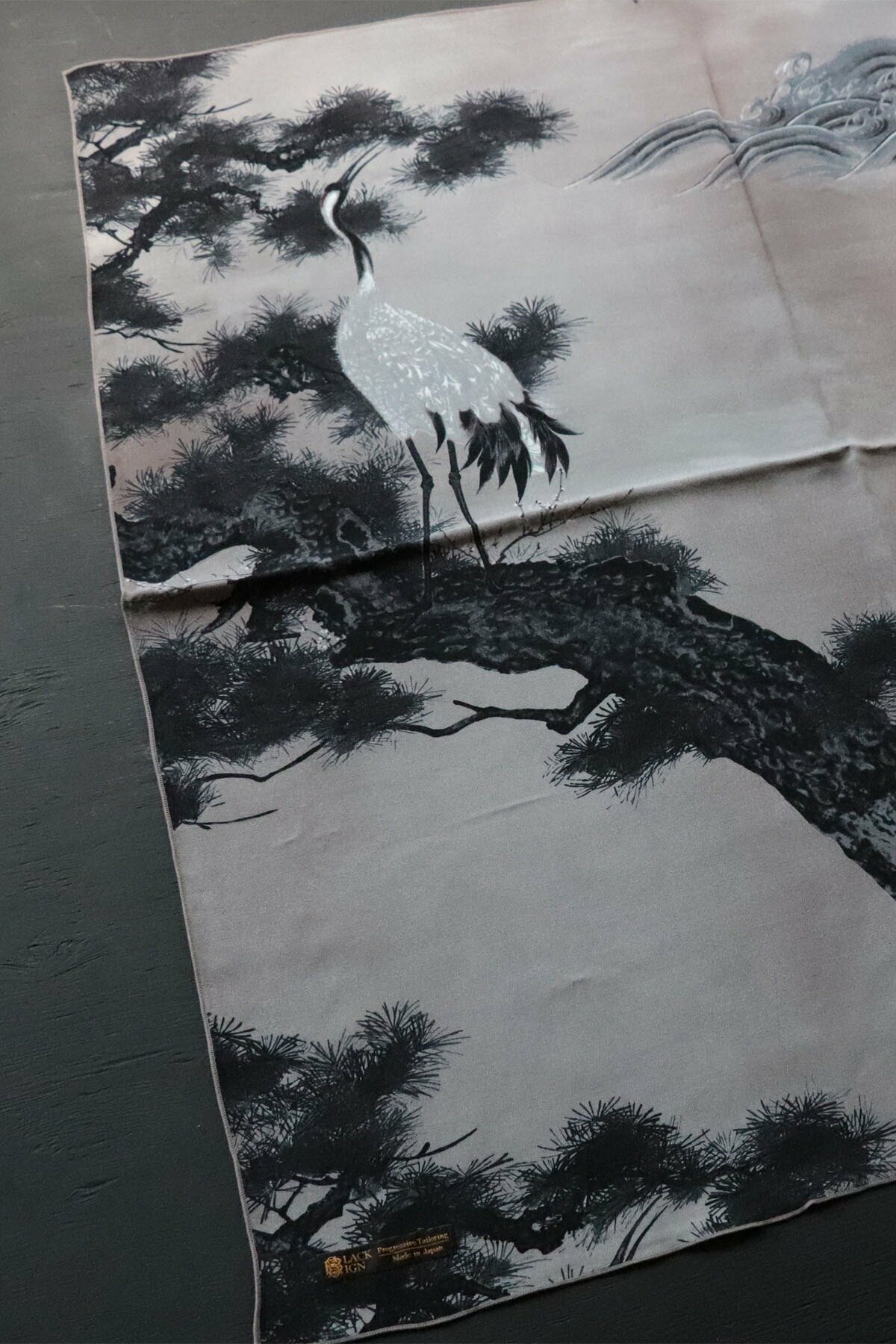 Black Sign “Jyakuchu Ito” Scarf / Hakuturu-Zu