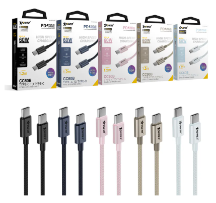 (2026新年限時優惠) XPower CC60B 1.2m 60W C toC cable (1.2M)