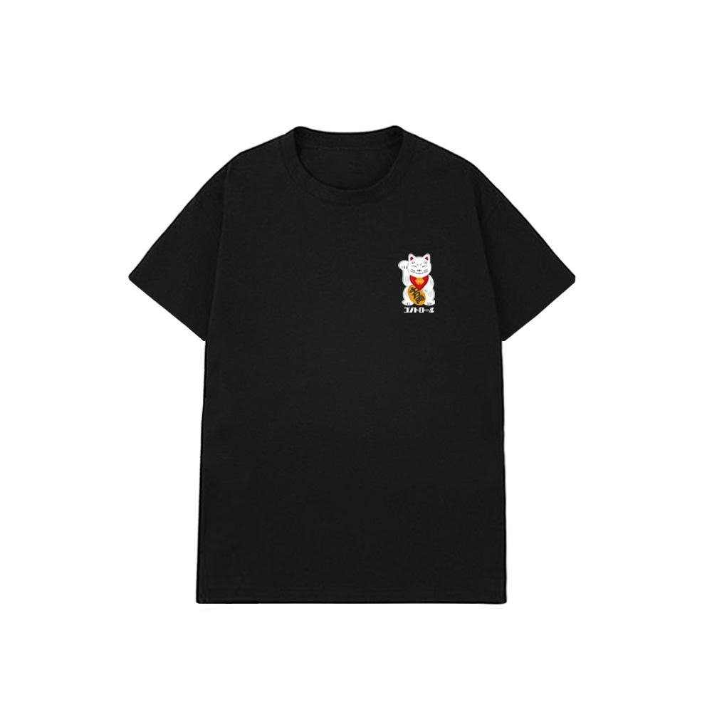 XCTRL 零件招財貓短T-黑