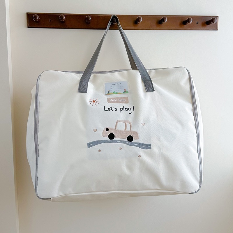 可愛塗鴉棉被收納袋