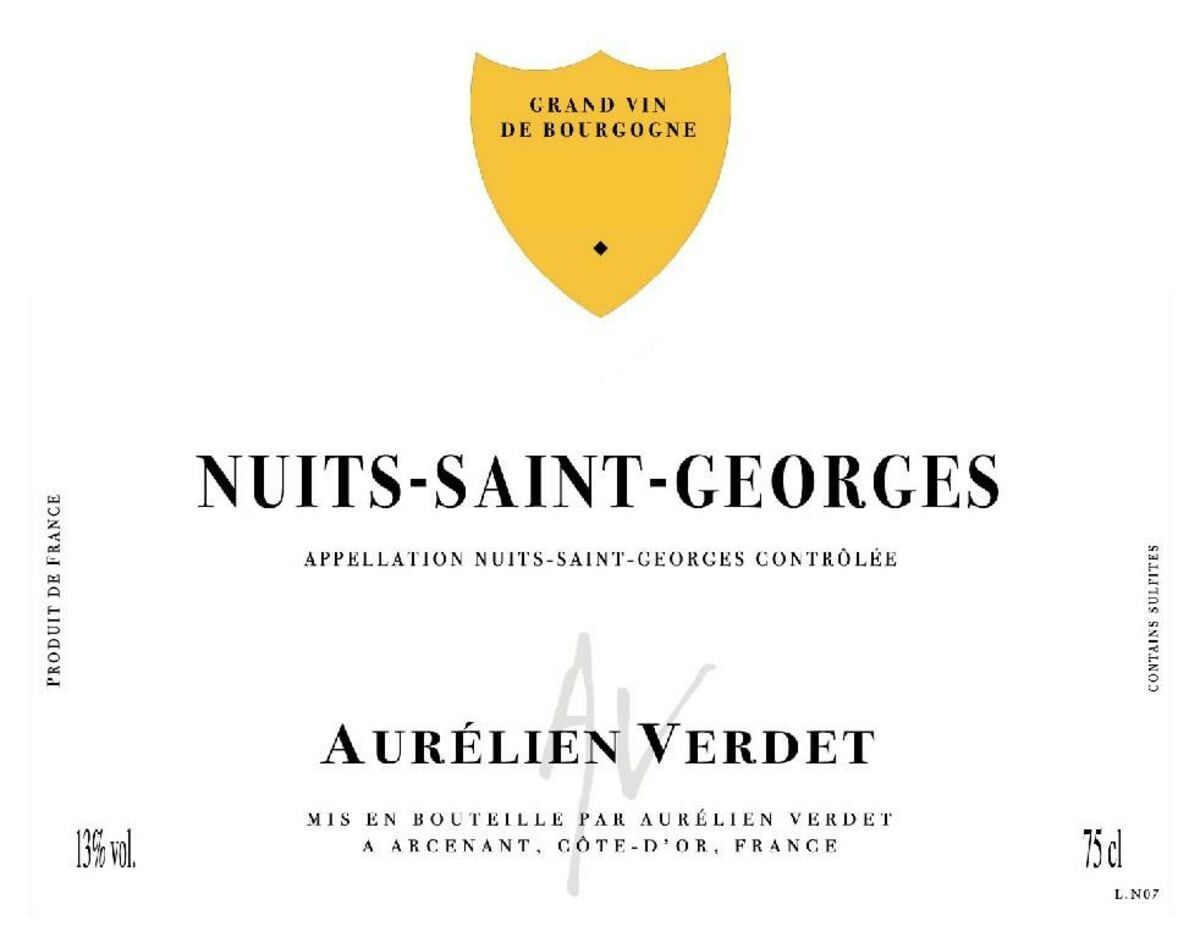 Aurelien Verdet Nuits-Saint-Georges 2016