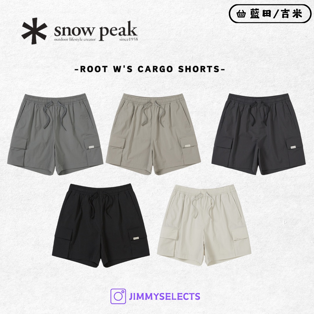 【代購】Snow Peak 雪諾必克 女 Root 口袋 工裝 短褲 S25MWRHP61