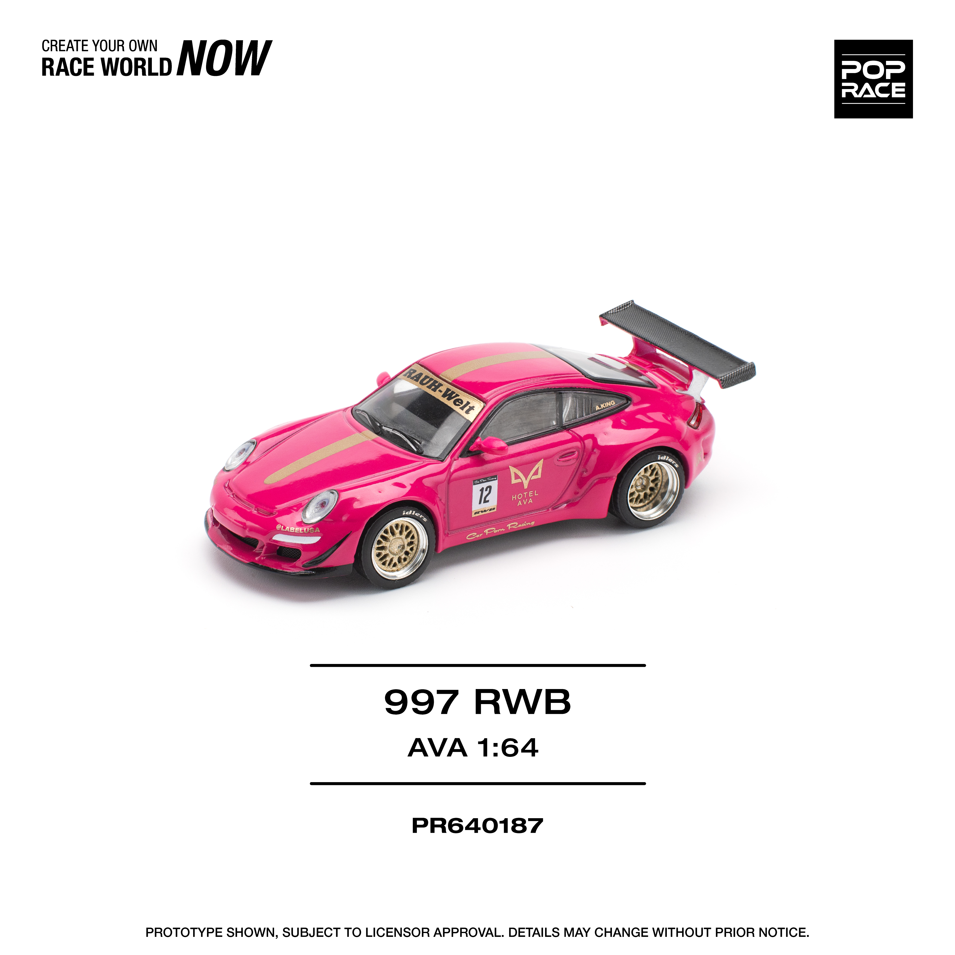 [預訂] POPRACE 1/64 RWB 997 - AVA