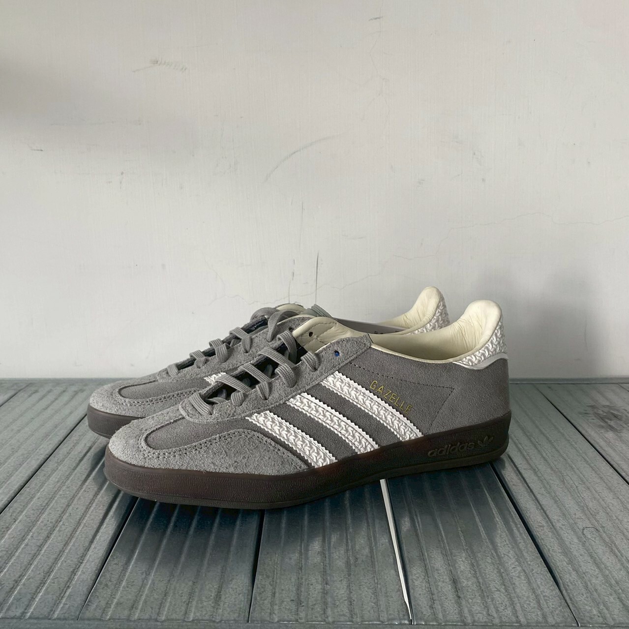 Adidas Originals Gazelle 復古運動休閒鞋 質感灰 IF1807