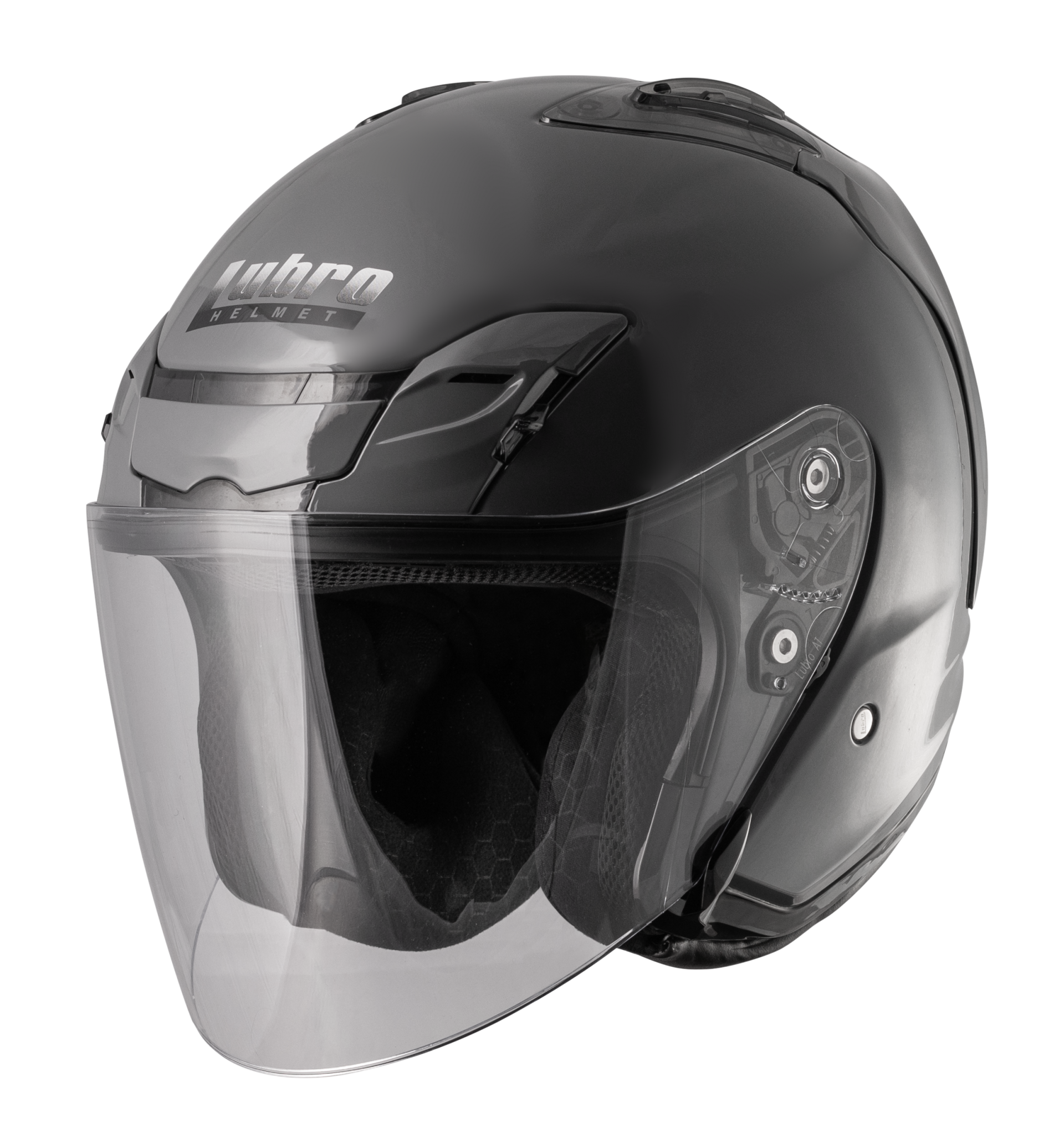 LUBRO AIR TECH 水泥灰 素色  四分之三罩式帽款