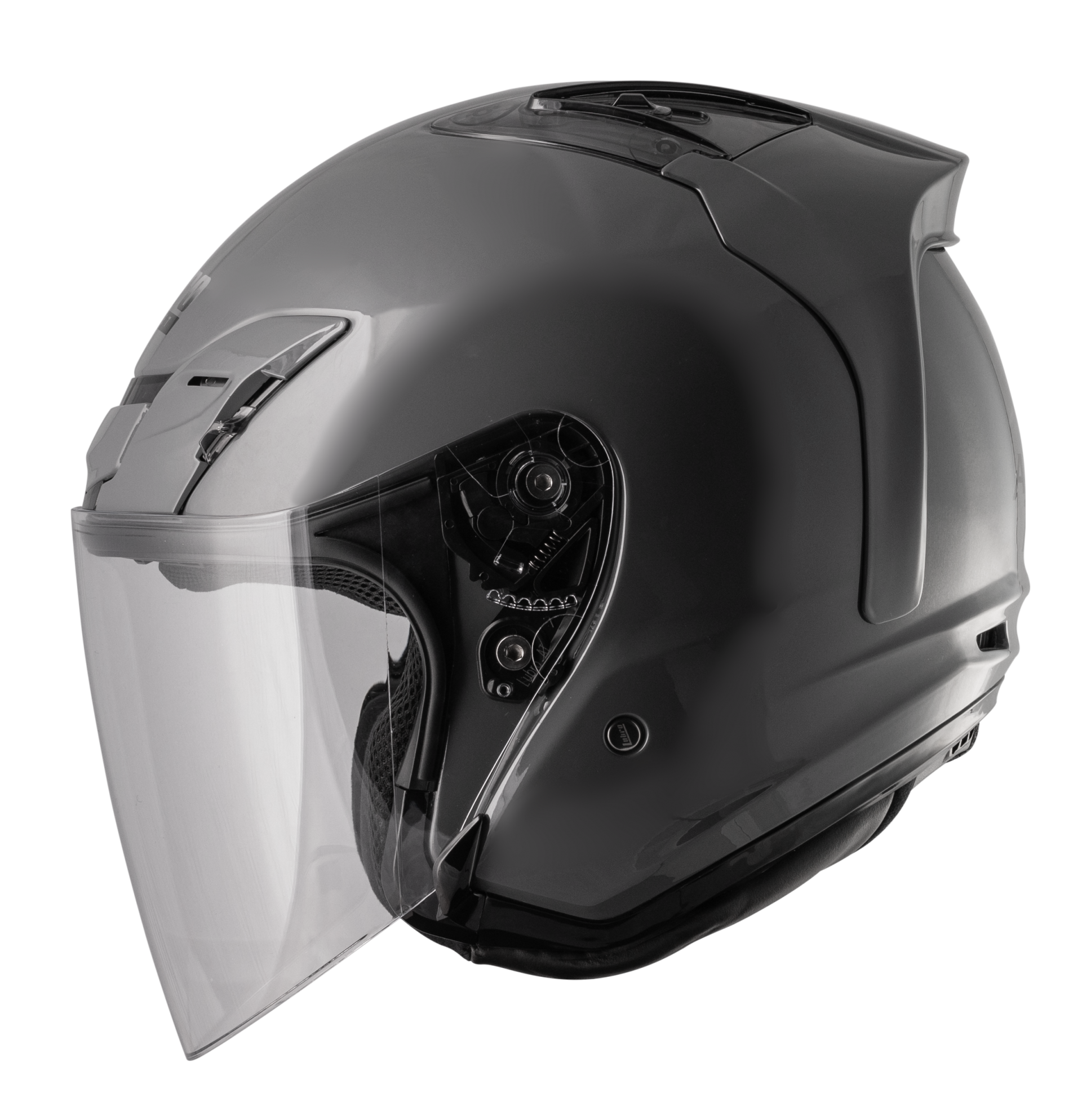 LUBRO AIR TECH 水泥灰 素色  四分之三罩式帽款