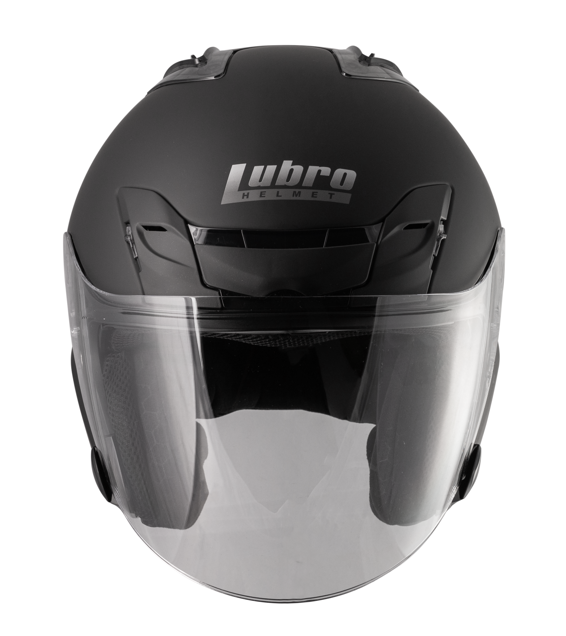 LUBRO AIR TECH 消光黑 素色  四分之三罩式帽款