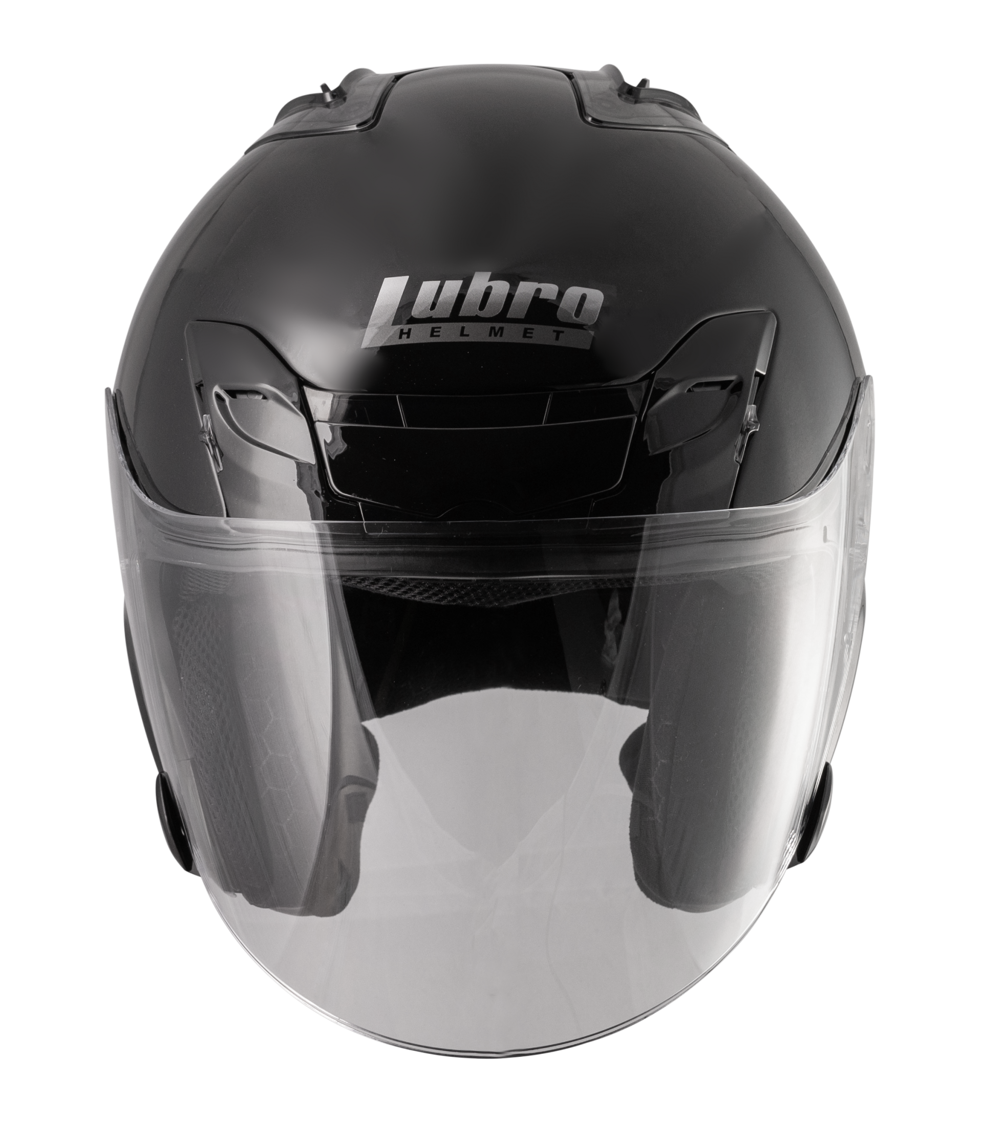 LUBRO AIR TECH 質感黑 素色  四分之三罩式帽款