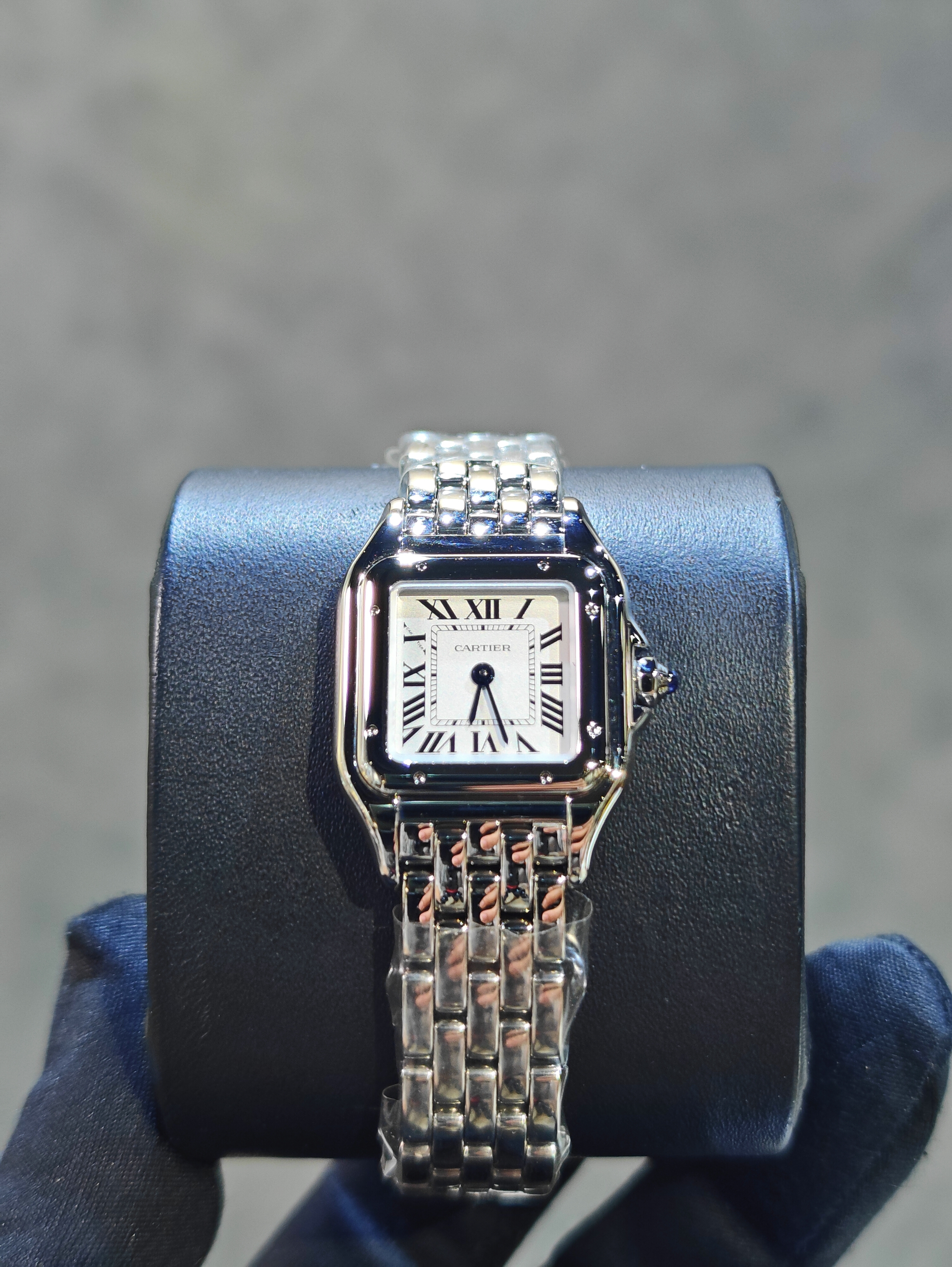 BRAND NEW CARTIER WSPN0013 WHITE DIAL SMALL PANTHERE DE CARTIER 30 MM