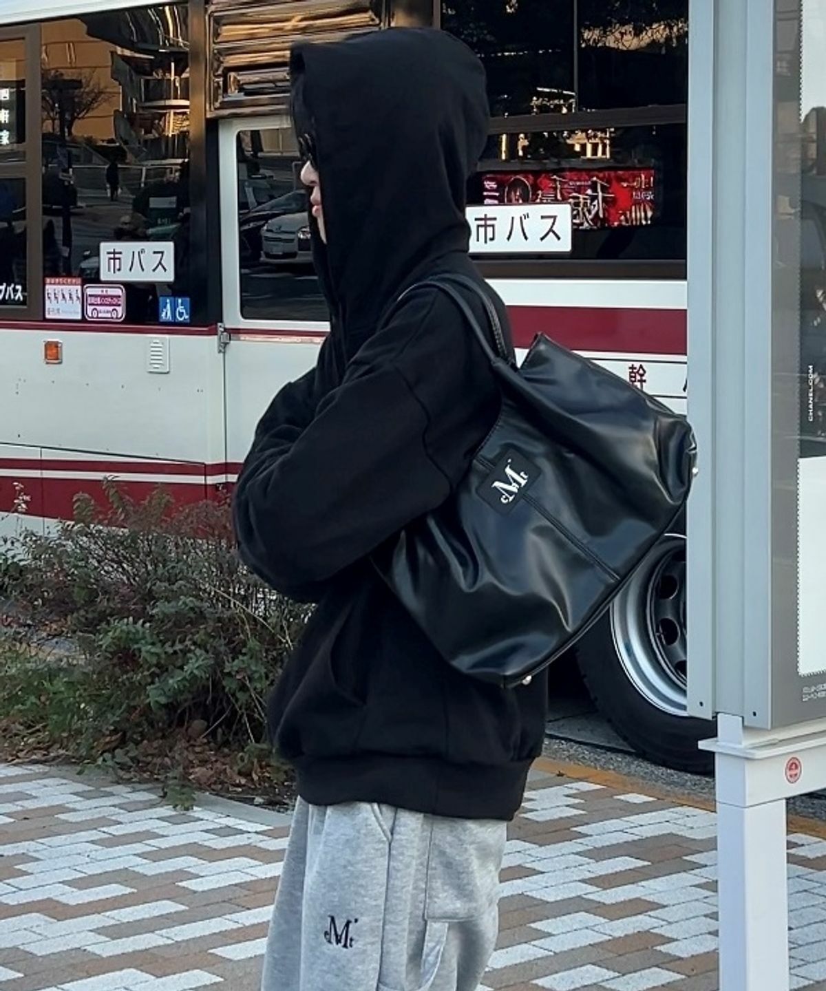 ショルダーバッグ・ポシェット ^MUCENT^ Epee Middle Stitch Leather Tote Bag Unisex P00000UM MUSINSA | MUCENT Epee Middle Stitch Leather Tote Bag (Unisex)