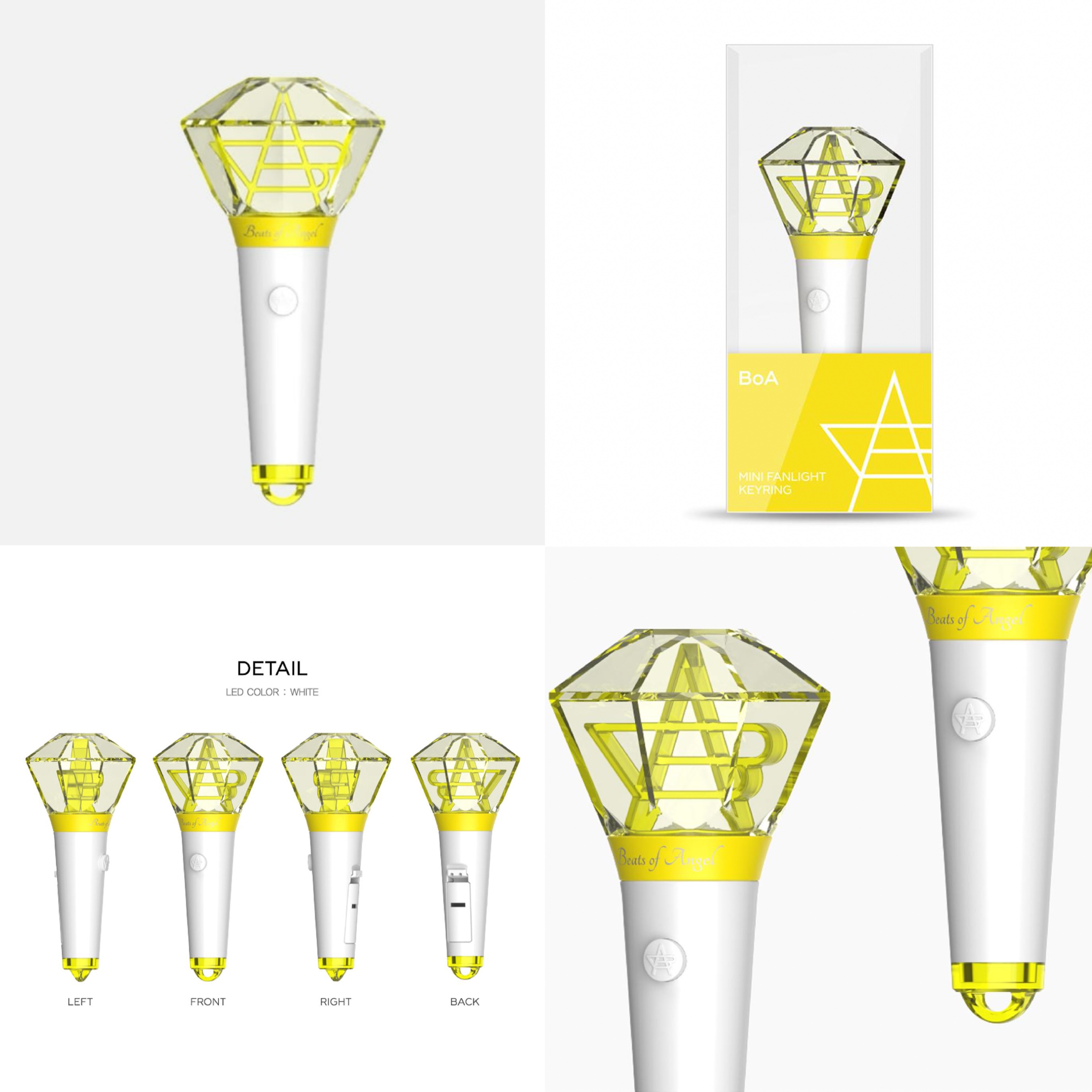 SM ARTIST MINI FANLIGHT KEYRING 迷你手燈鑰匙圈
