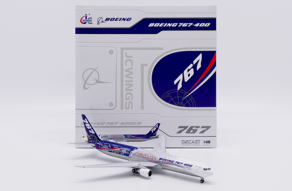 JC wings 1/400 波音767-400(ER) N76400 波音原廠環球巡迴機