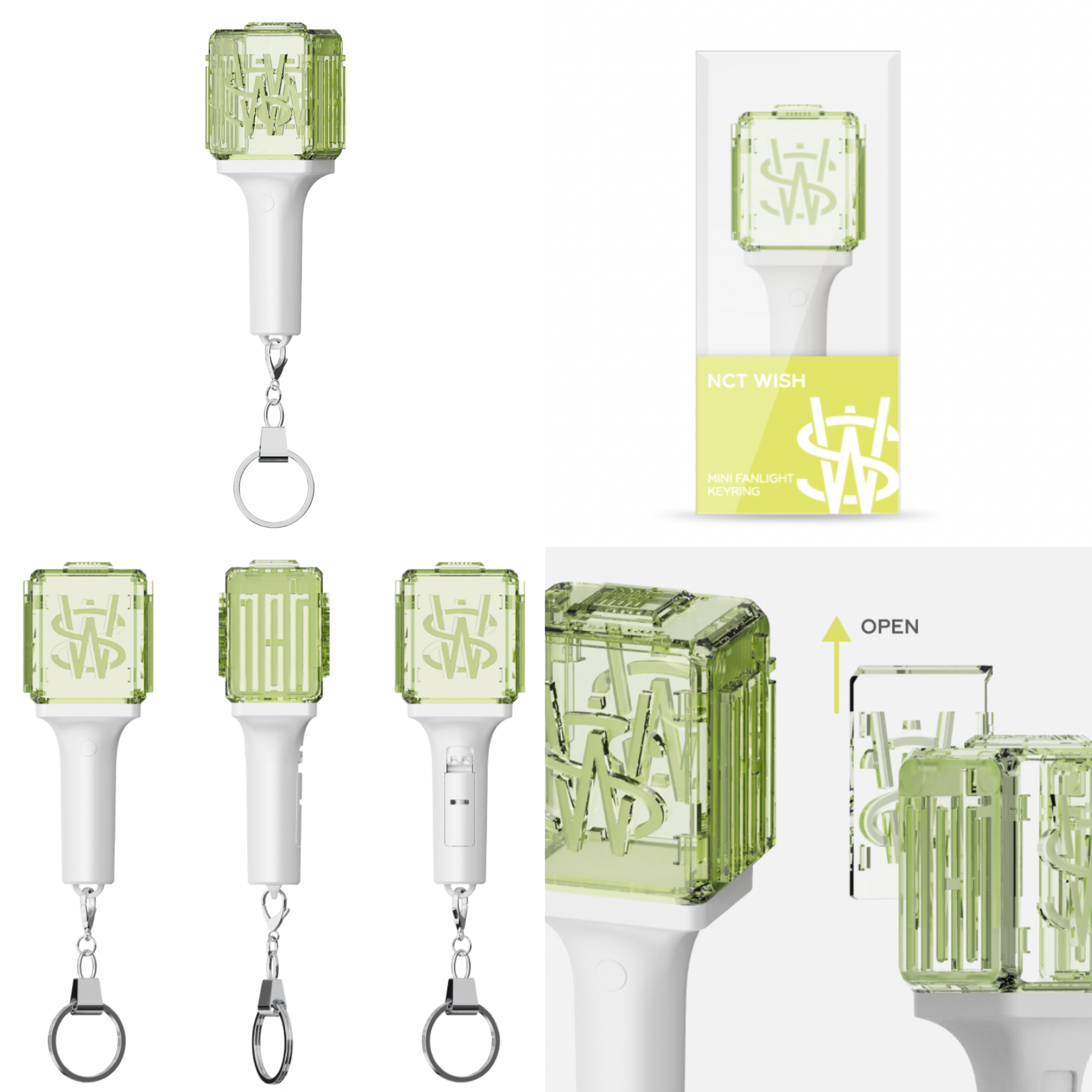 SM ARTIST MINI FANLIGHT KEYRING 迷你手燈鑰匙圈 NCT WISH