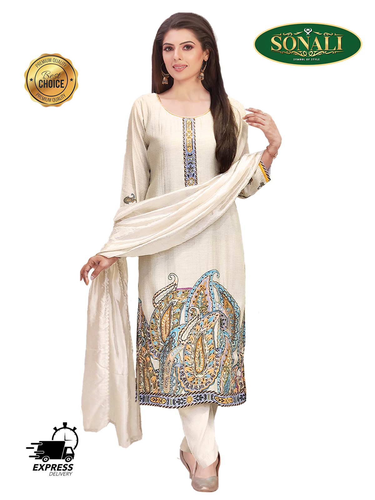 Sonali's Premier Suits Collections / Women's Sets / Ladies Indian Traditional Suits