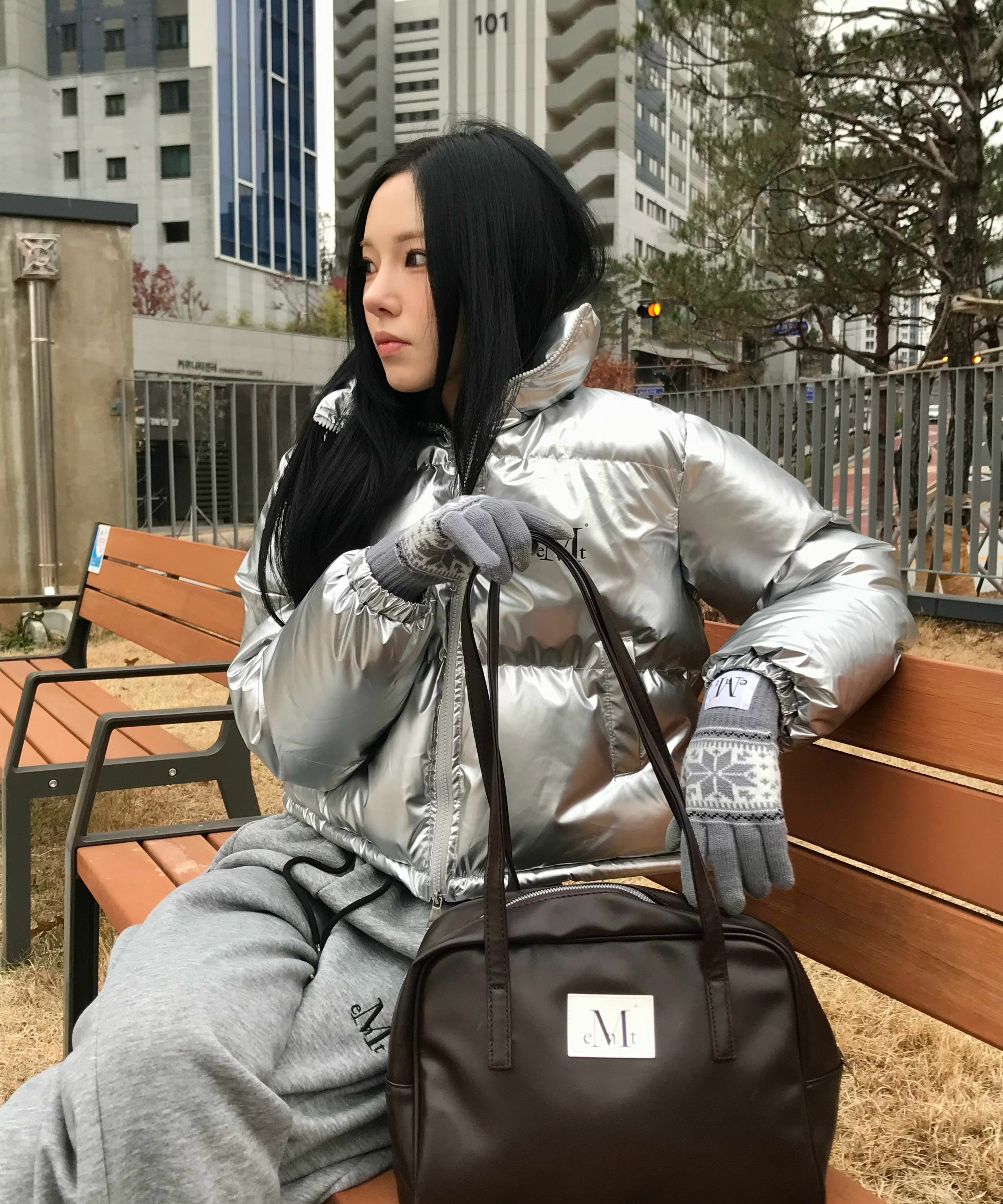 【MUCENT】TIVE LEATHER SHOULDER BAG MUCENT TIVE LEATHER SHOULDER BAG UNISEX