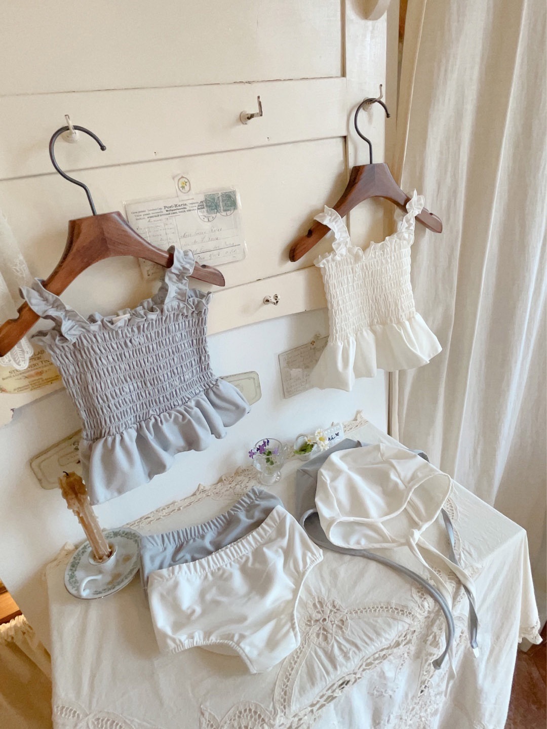 寶寶縮腰兩件式泳衣