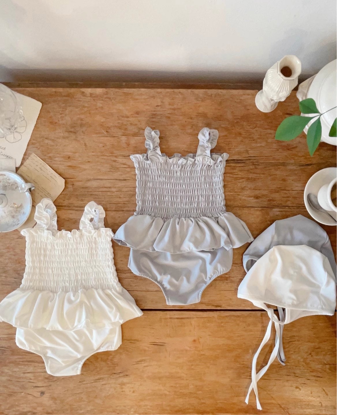 寶寶縮腰兩件式泳衣