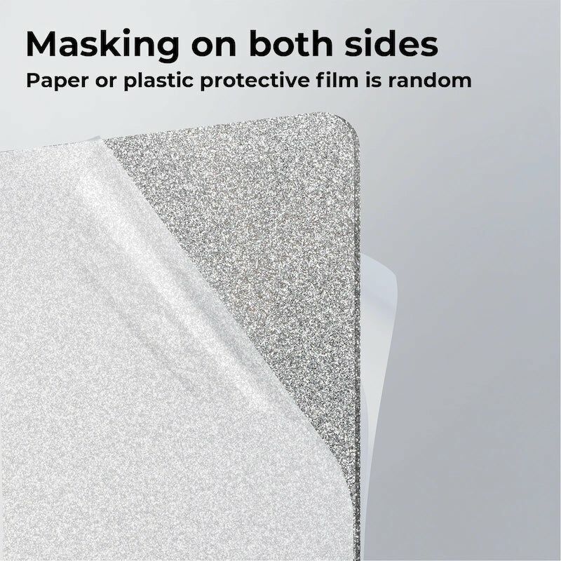 DTSL_Makeblock xTool 3mm Silver Glitter Acrylic_Masking on Both Sides