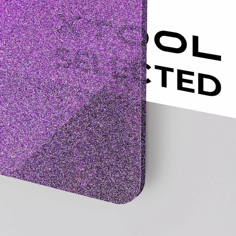 DTSL_Makeblock xTool 3mm Purple Glitter Acrylic_Thickness
