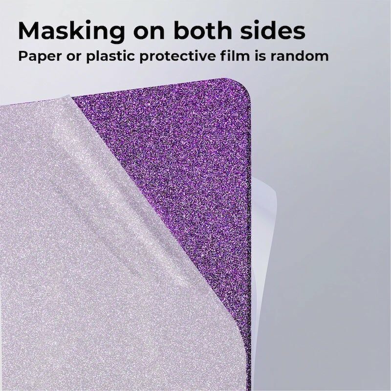 DTSL_Makeblock xTool 3mm Purple Glitter Acrylic_Masking on Both Sides