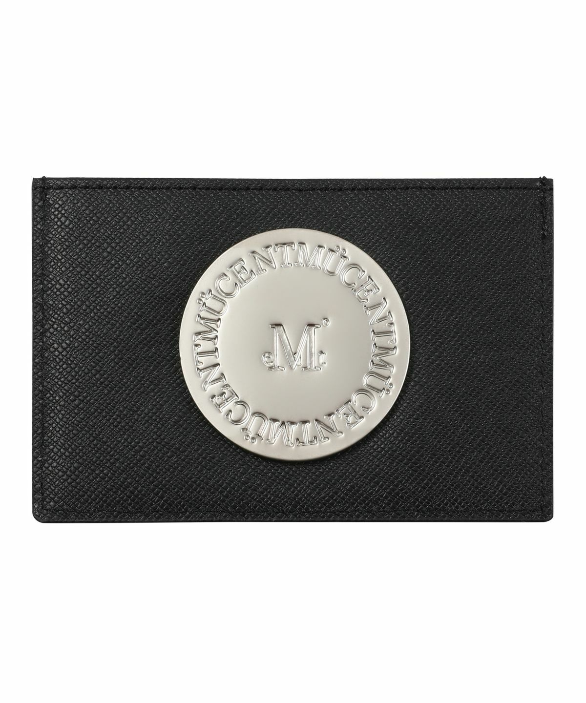 MUCENT COMPACT SIGNATURE METAL LOGO CARD WALLET