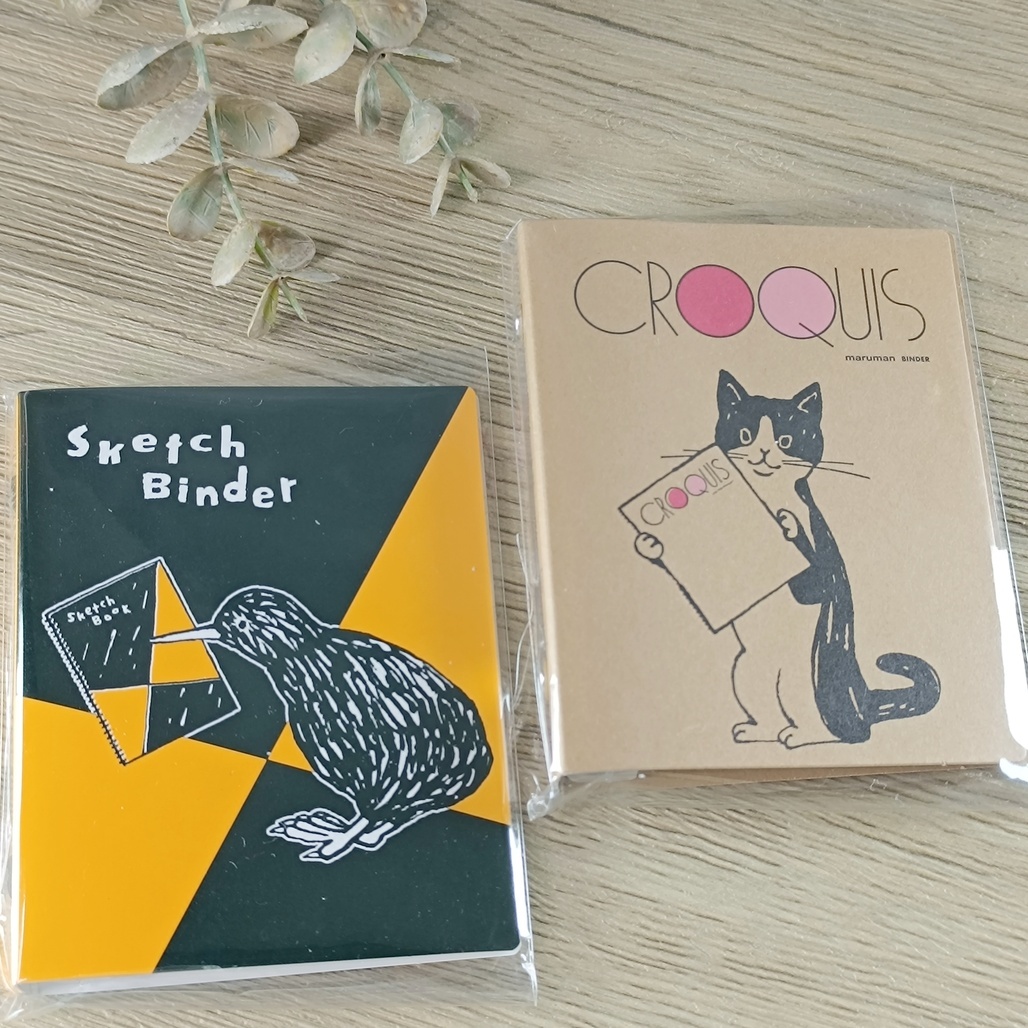 日本Maruman．Sketch Book  迷你5孔活頁夾/內頁 共兩款