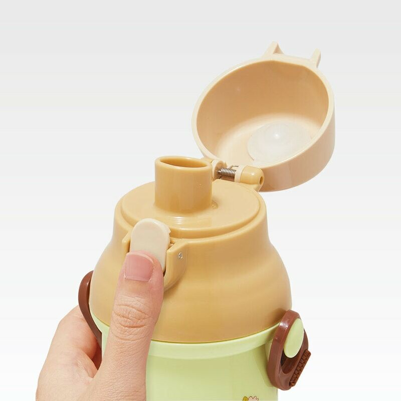 日本品牌 Skater 龍貓 480ml 一鍵式學童水壺 -AG